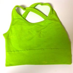 Alphalete open back sports bra